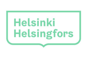 Helsingin kaupungin kaksikielinen logo suomeksi ja ruotsiksi